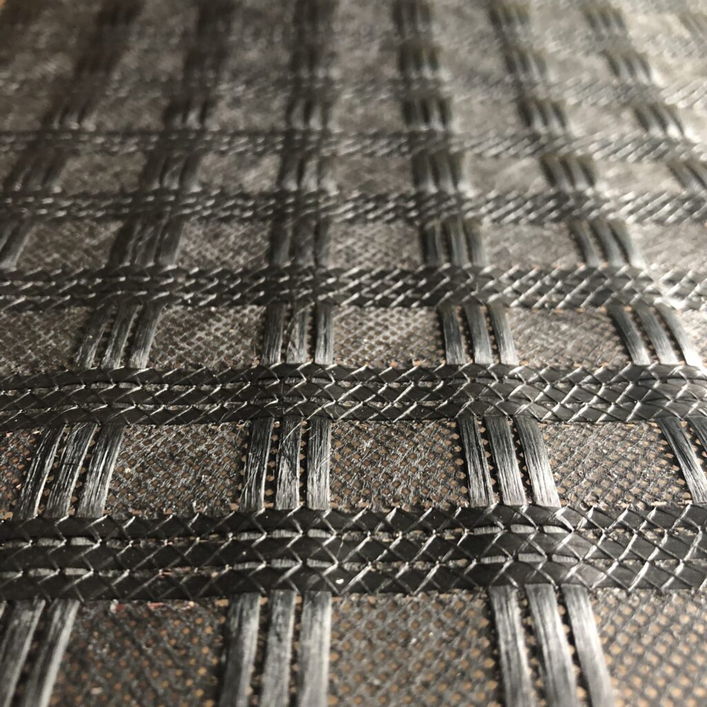 Fiberglass Geogrid Knitted With Nonwoven Geotextile