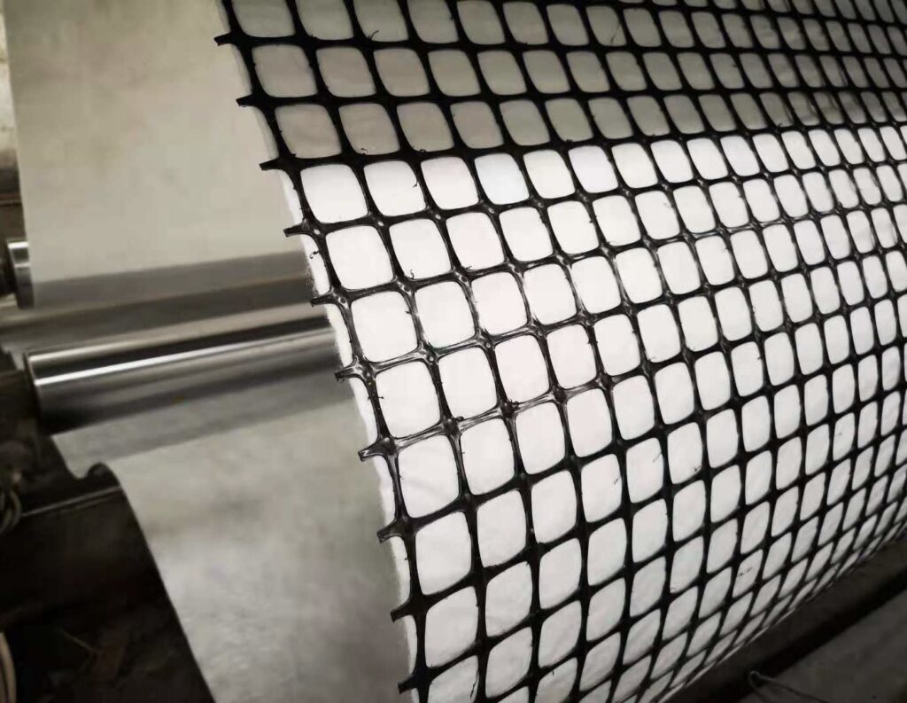 PP Geogrid Composite With Non Woven Geotextile