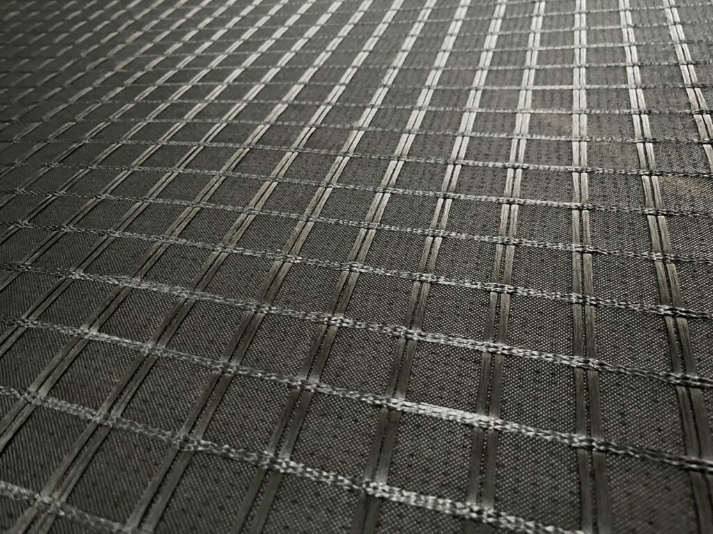 Polyester Geogrid Knitted With Non Woven Geotextile