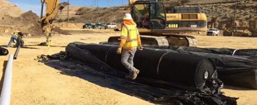 Black Nonwoven Geotextile