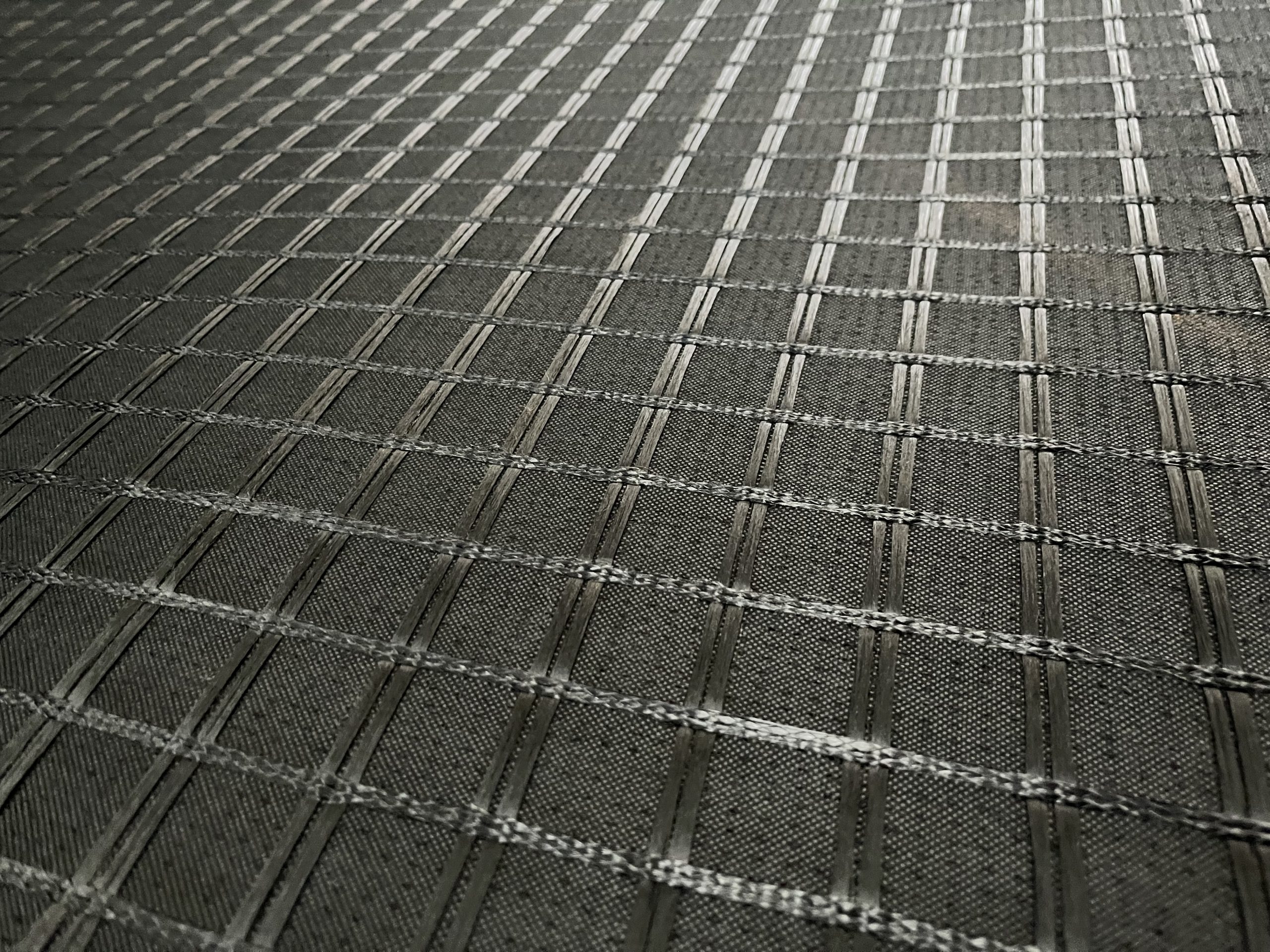 Polyester Geogrid Knitted With Non Woven Geotextile