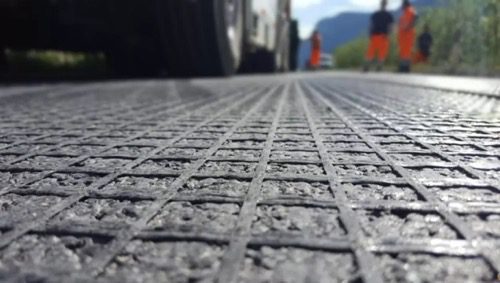 asphalt reinforcement fiberglass geogrids