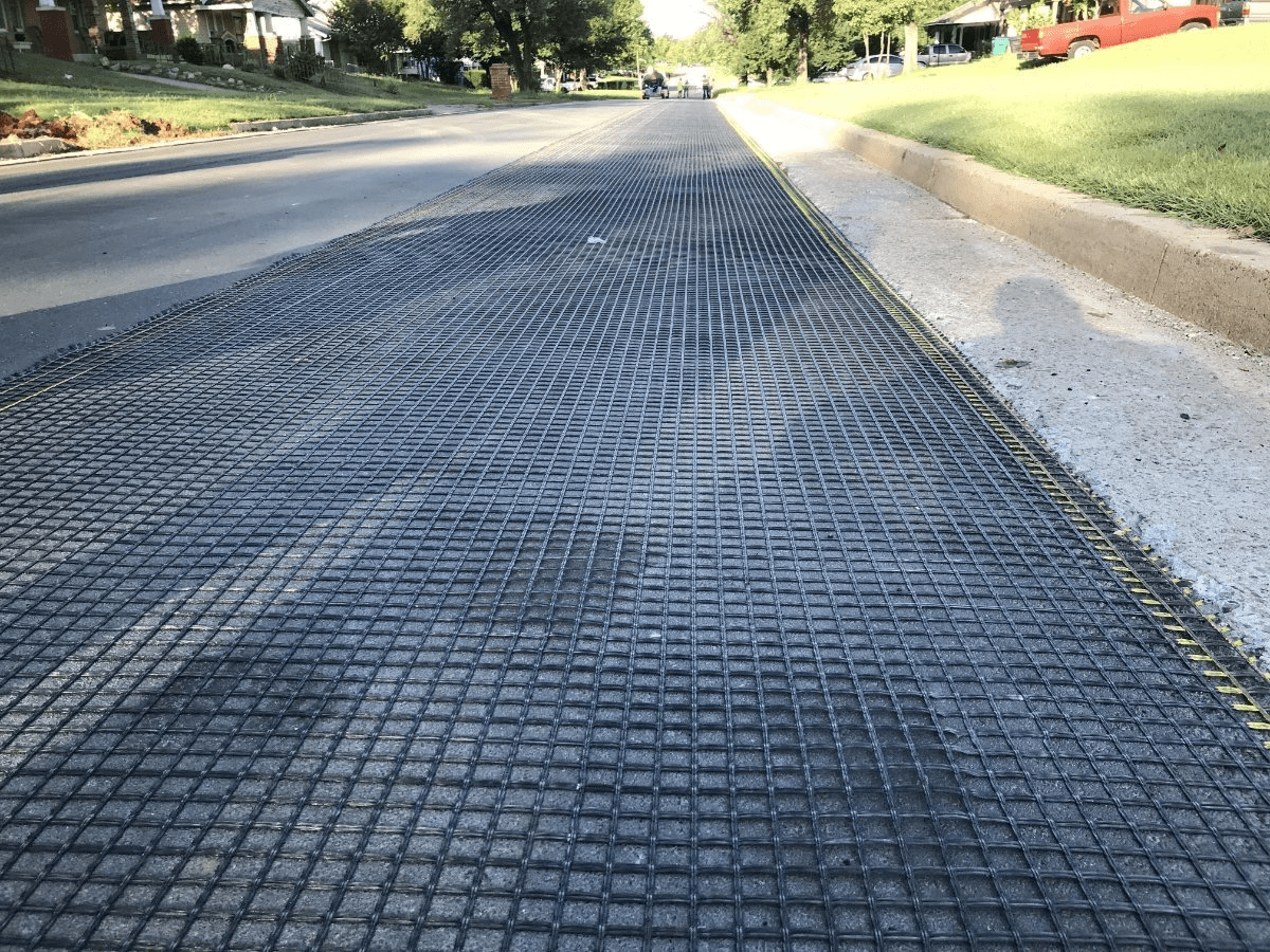 installation method of fiberglass geogrid