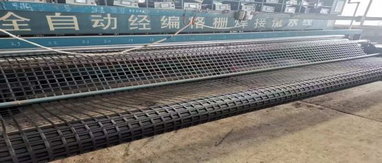 russia steel plastic composite geogrid